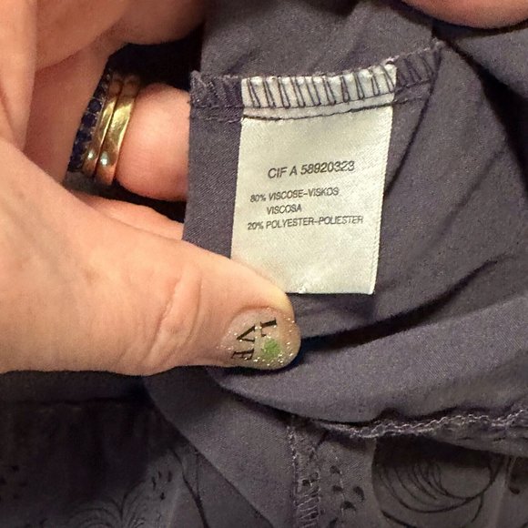 R Purple & Black Pleated Flare Skirt Women’s Size 10 Knee-Length w/ Pockets - Picture 7 of 9